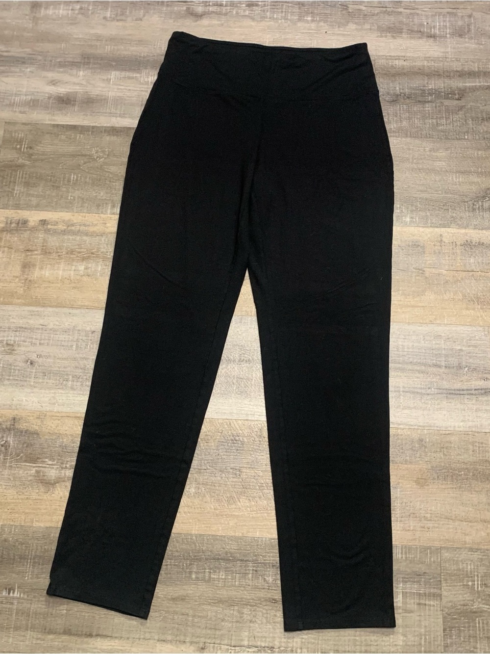 J. Jill Wearever Collection Smooth Slim Leg Pants Black Leggings Small